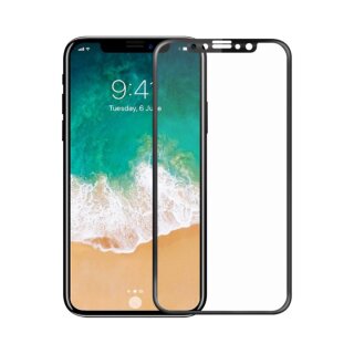 Temperd GlassMocoson Polymer Nano Ceramic Full 5D iPhone X 0.3mm Μαύρο