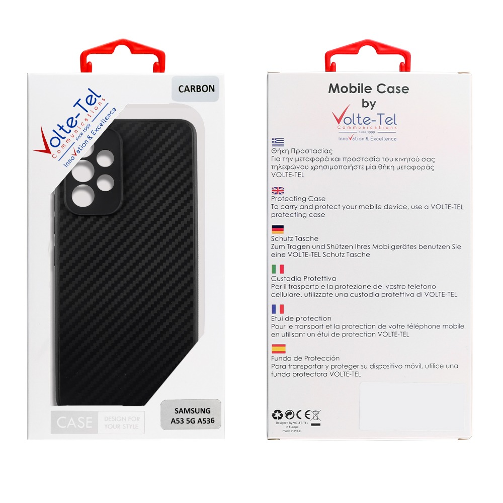 SAMSUNG A53 5G A536 6.5" CARBON CAMERA PROTECTIVE BLACK SAMSUNG A53 5G A536 6.5" CARBON CAMERA PROTECTIVE BLACK