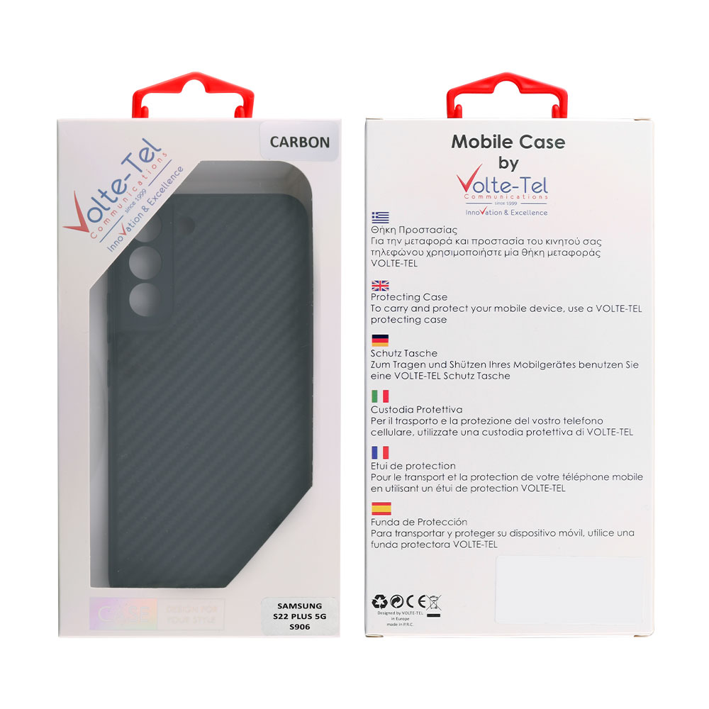 SAMSUNG S22 PLUS 5G S906 6.6" CARBON CAMERA PROTECTIVE BLACK SAMSUNG S22 PLUS 5G S906 6.6" CARBON CAMERA PROTECTIVE BLACK