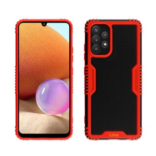 LIME SAMSUNG A32 4G A325 6.4" ARMADILLO CAMERA GUARD RED