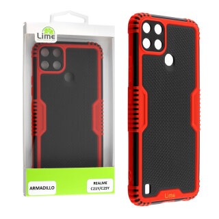 REALME C21Y/C25Y 6.5" ARMADILLO FULL CAMERA PROTECTION RED
