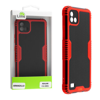 ΘΗΚΗ REALME C11 2021 6.52" ARMADILLO FULL CAMERA PROTECTION RED