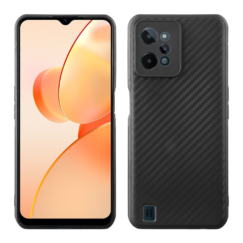 ΘΗΚΗ REALME C31 6.5" CARBON CAMERA PROTECTIVE BLACK ΘΗΚΗ REALME C31 6.5" CARBON CAMERA PROTECTIVE BLACK
