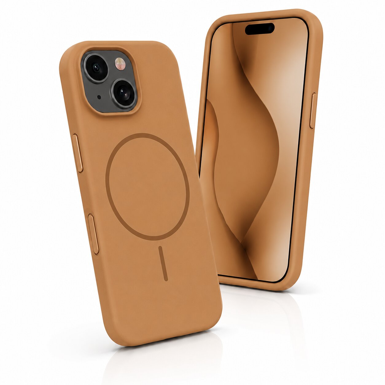 Silicone Thin Mag case for iPhone 16 6,1″ caramel Silicone Thin Mag case for iPhone 16 6,1″ caramel