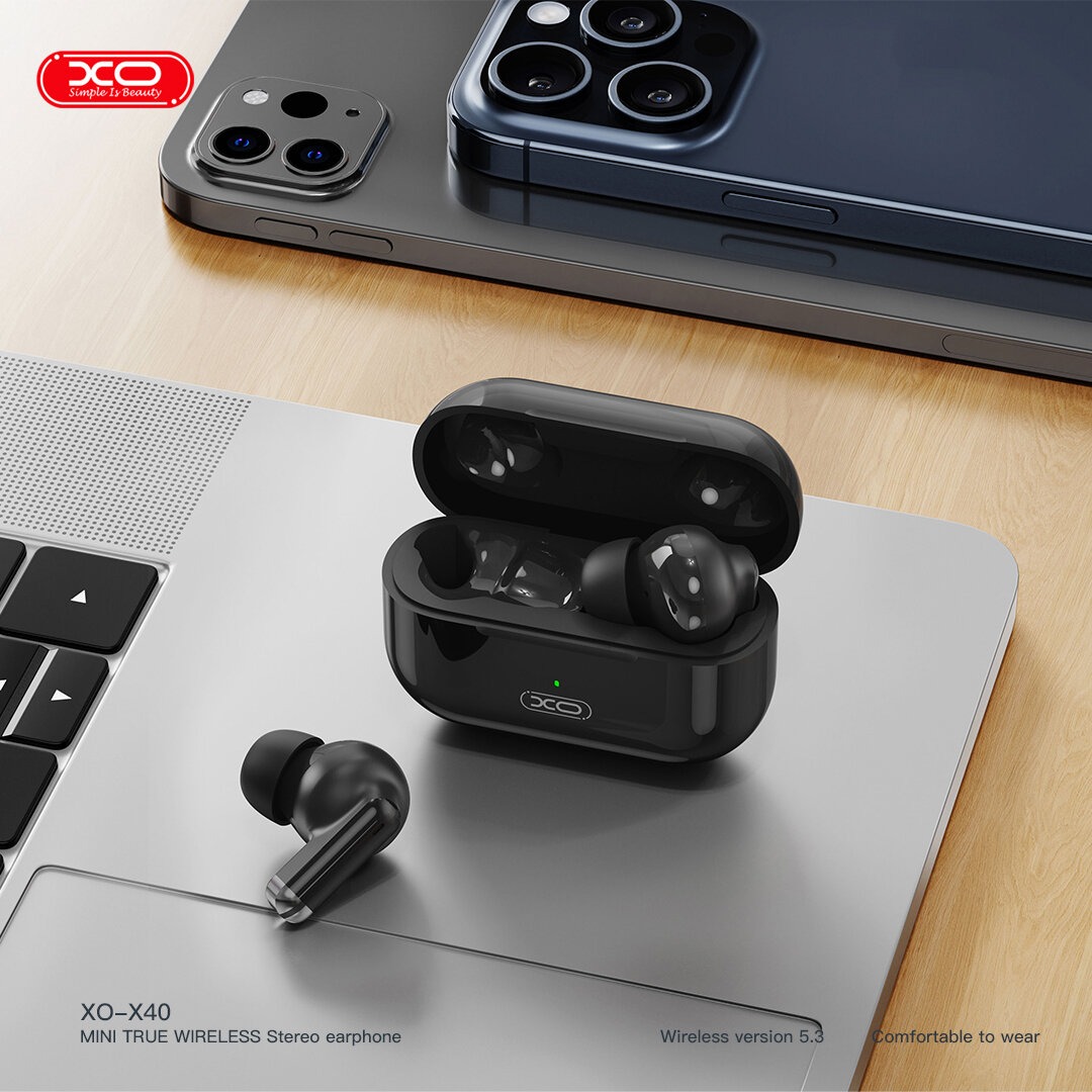 XO Bluetooth ακουστικά X40 TWS μαύρα XO Bluetooth ακουστικά X40 TWS μαύρα